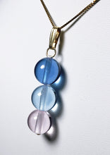 Load image into Gallery viewer, Pink Violet Healing Flame Andara Crystal Pendant 12mm