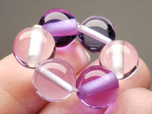 Load image into Gallery viewer, Pink Violet Flame Andara Crystal Healing /Meditation Ring