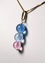 Load image into Gallery viewer, Pink Violet Healing Flame Andara Crystal Pendant 10mm