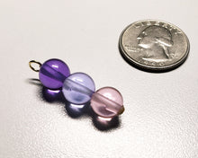 Load image into Gallery viewer, Pink Violet Healing Flame Andara Crystal Pendant 10mm