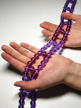 Load image into Gallery viewer, Violet Healing Flame Spinal Mat Andara Crystal Specialized Healing Tool