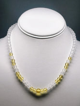 Load image into Gallery viewer, Yellow Ray / Solar Plexus Chakra Andara Crystal Necklace