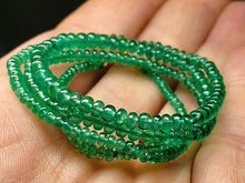 Load image into Gallery viewer, Emerald (Brazilian) EO 2-3.8mm 17inch 24.5ct