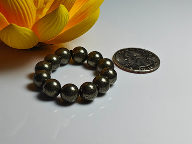 Pyrite Gem Healing Ring