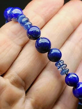 Load image into Gallery viewer, Thyroid Therapy Tool - Natural Lapis Lazuli with Kyanite