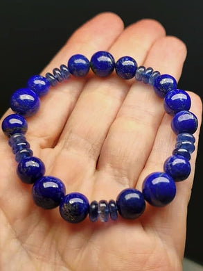 Thyroid Therapy Tool - Natural Lapis Lazuli with Kyanite
