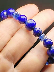 Thyroid Therapy Tool - Natural Lapis Lazuli with Kyanite