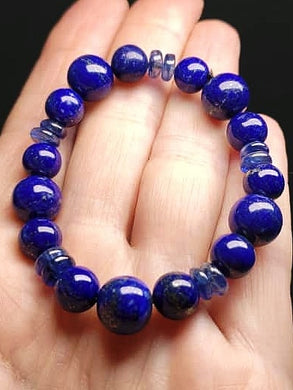 Thyroid Therapy Tool - Natural Lapis Lazuli with Kyanite