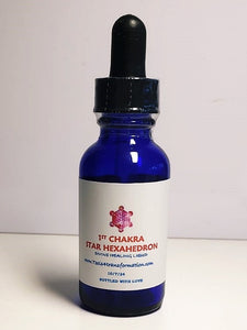 1st Chakra Sacred Geometry Essence -  Hexahedron (Cube)