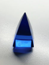 Load image into Gallery viewer, Blue Andara Crystal Nubian Pyramid 1.5in x .75in