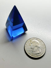 Load image into Gallery viewer, Blue Andara Crystal Nubian Pyramid 1.5in x .75in
