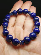 Load image into Gallery viewer, Thyroid Therapy Tool - Natural Lapis Lazuli with Kyanite