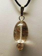 Load image into Gallery viewer, Quartz - Rutilated Therapeutic Pendant 26.1ct