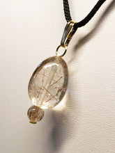 Load image into Gallery viewer, Quartz - Rutilated Therapeutic Pendant 26.1ct