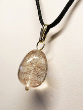 Load image into Gallery viewer, Quartz - Rutilated Therapeutic Pendant 28.7ct