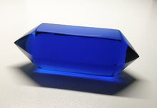 Load image into Gallery viewer, Blue Double Terminated Polished Andara Crystal Wand 284g A