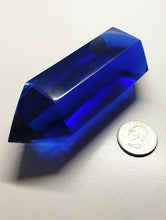 Load image into Gallery viewer, Blue Double Terminated Polished Andara Crystal Wand 284g A