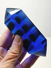 Load image into Gallery viewer, Blue Double Terminated Polished Andara Crystal Wand 284g A