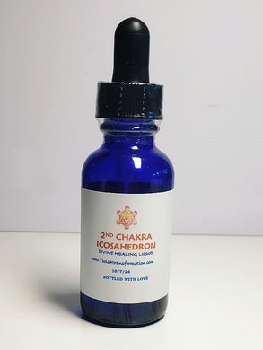 2nd Chakra Sacred Geometry Essence - Icosohedron