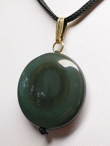 Obsidian - Rainbow Therapeutic Pendant C