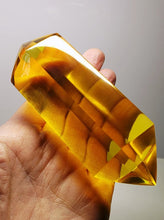 Load image into Gallery viewer, Yellow - Golden Double Terminated Polished Andara Crystal Wand 300g