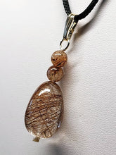 Load image into Gallery viewer, Quartz - Rutilated Therapeutic Pendant 31.3ct