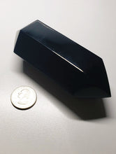 Load image into Gallery viewer, Purple Double Terminated Polished Andara Crystal Wand 310g