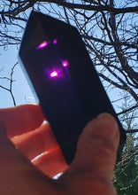 Load image into Gallery viewer, Purple Double Terminated Polished Andara Crystal Wand 310g