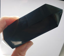 Load image into Gallery viewer, Purple Double Terminated Polished Andara Crystal Wand 318g