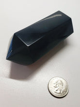 Load image into Gallery viewer, Purple Double Terminated Polished Andara Crystal Wand 318g