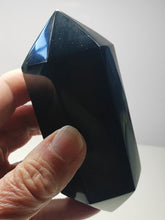 Load image into Gallery viewer, Purple Double Terminated Polished Andara Crystal Wand 326g*