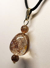 Load image into Gallery viewer, Quartz - Rutilated Therapeutic Pendant 33.9ct