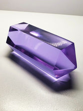 Load image into Gallery viewer, Violet (color change) Double Terminated Polished Andara Crystal Wand 344g
