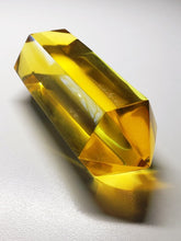 Load image into Gallery viewer, Yellow - Golden Double Terminated Polished Andara Crystal Wand 346g*