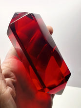 Load image into Gallery viewer, Red - Deep Double Terminated Polished Andara Crystal Wand 356g*