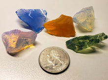 Load image into Gallery viewer, Traditional Andara Crystal Bundle -5 pieces - 38.16g