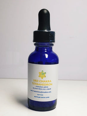 3rd Chakra Sacred Geometry Essence - Tetrahedron (Pyramid)