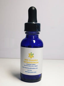 3rd Chakra Sacred Geometry Essence - Tetrahedron (Pyramid)
