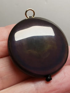 Obsidian - Rainbow Therapeutic Pendant E