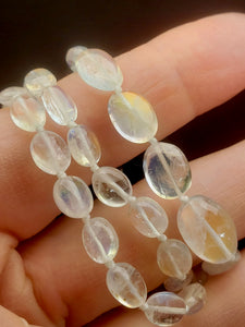 Moonstone - Madagascar Rainbow Flash EO oval 19.5inch