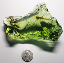 Load image into Gallery viewer, Green - Light Traditional Andara Crystal 418g