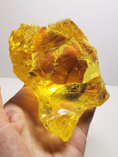 Load image into Gallery viewer, Yellow - Golden Traditional Andara Crystal 486g