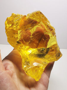 Yellow - Golden Traditional Andara Crystal 486g