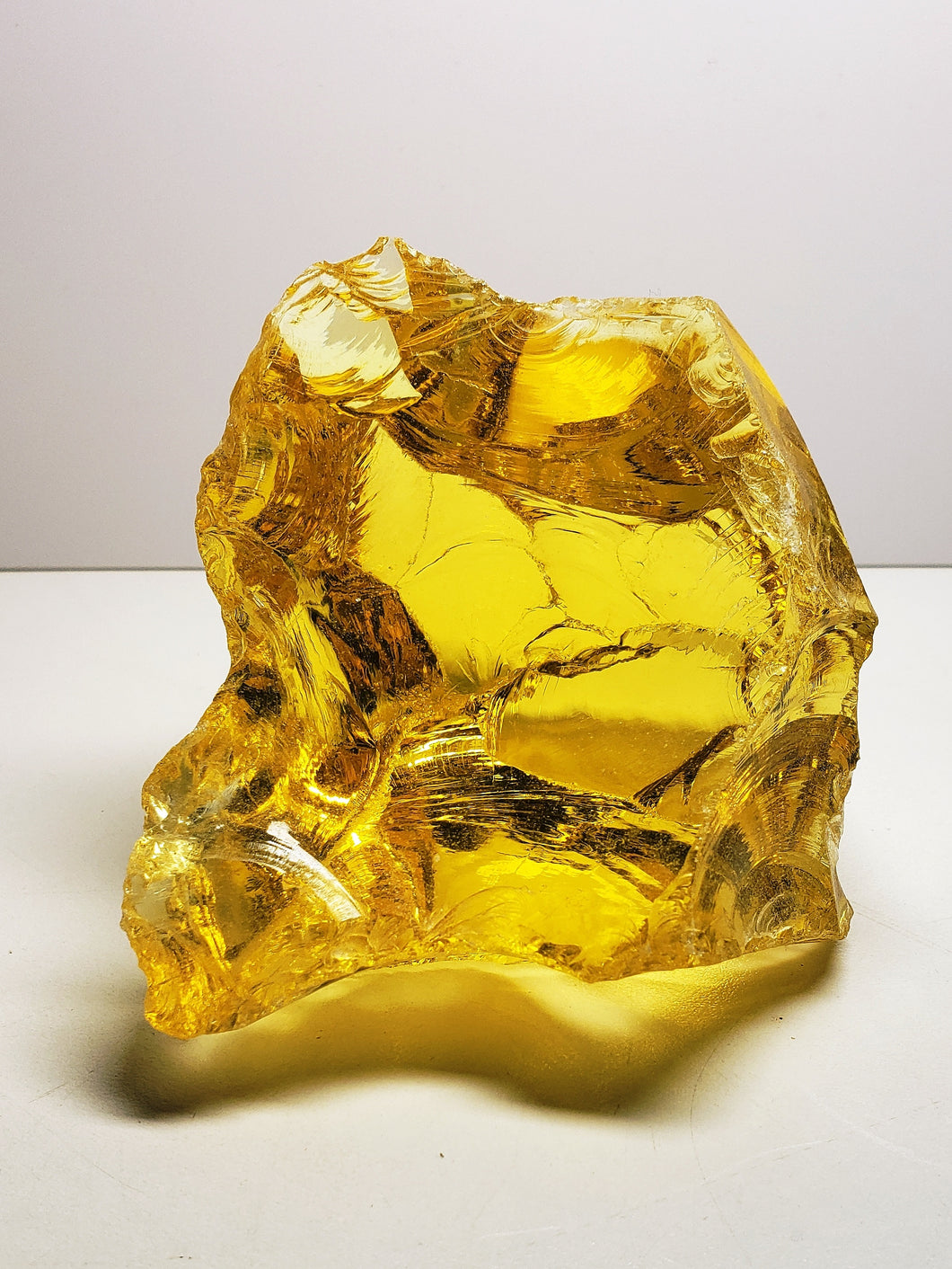 Yellow - Golden Traditional Andara Crystal 486g