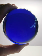 Load image into Gallery viewer, Blue Andara Crystal Sphere 3 inch