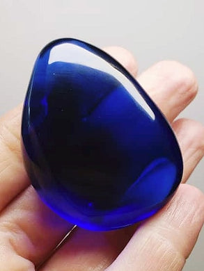 Blue Indigo Andara Crystal Hand Piece 52g