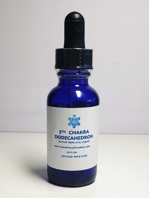 5th Chakra Sacred Geometry Essence - Dodecahedron