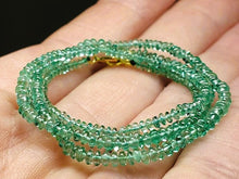 Load image into Gallery viewer, Emerald EO+ 2-3mm 16.5inch 17.4ct