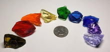 Load image into Gallery viewer, Chakra colors - 7 main + earth &amp; soul star chakras Traditional Andara Crystals 70g