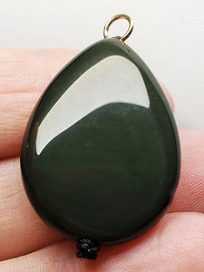 Obsidian - Rainbow Therapeutic Pendant A